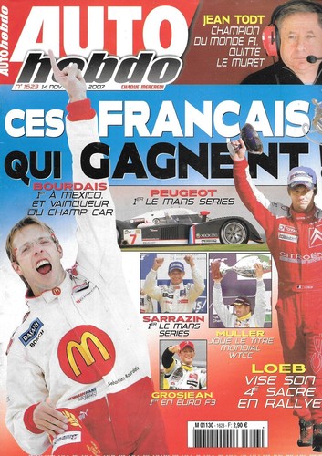 Hebdo Auto Nr. 1623 2007 - Alfa Romeo 8C Competizione - Audi A4 3,2 Liter