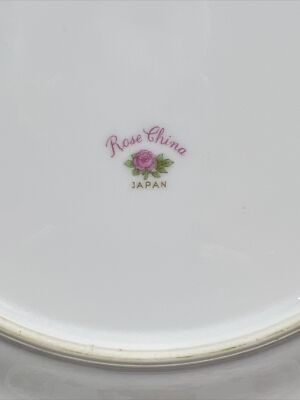 Vintage Set of Rose China From Japan~~12 Settings/7 Pieces~~84 Pcs