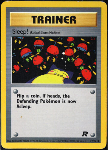 Pokémon TCG Sleep! Team Rocket 79 Regular Unlimited Common NM - Afbeelding 1 van 2
