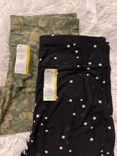 Terra  Sky Plus Size Printed Capri Leggings Lot of 2 size 0X 14w NWT