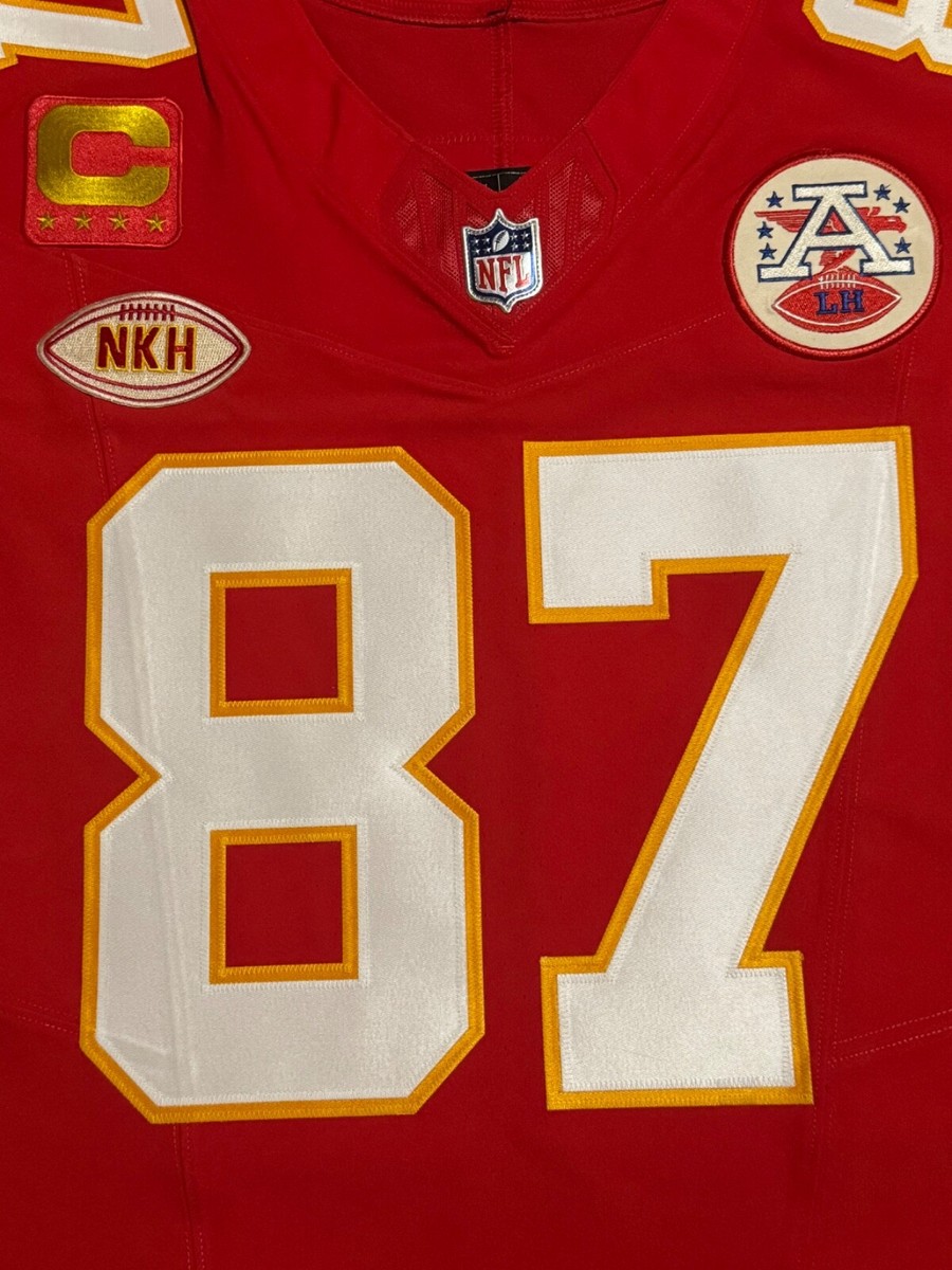 【US限定】NIKE Kansas City Chiefs Travis Kelce Game Jersey Men's Nike Travis Kelce White Kansas City Chiefs Vapor