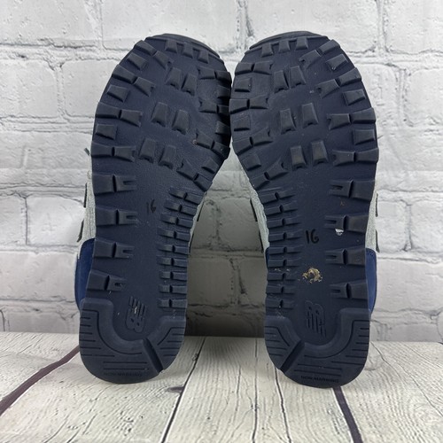 New Balance Boys KL574YGG Blue Round Toe Lace Up Sneaker Shoes Size 4.5M - Picture 8 of 9