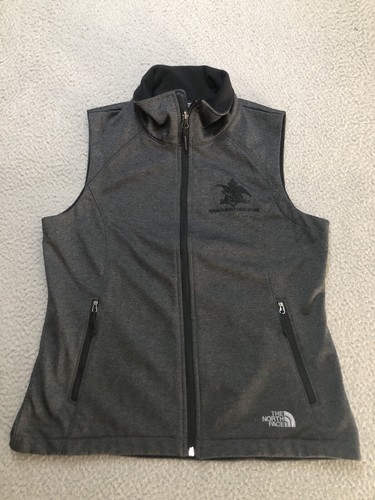 The North Face Weste Damen Medium schwarz Softshell Taschen Reißverschluss Bier Logo - Bild 1 von 16