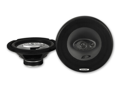 Alpine SXE-2035S 3wege Lautsprecher Auto KFZ mit Gitter Abdeckungen Boxen Sound