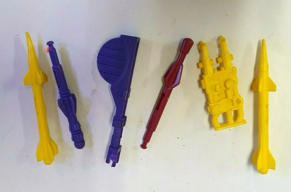 ARAH 1992 Vintage GI Joe STORM EAGLE JET Veículo LOTE DE PEÇAS DE MÍSSEIS Peça - Imagem 2 de 3