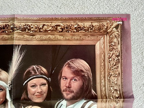 ABBA 1976 Agnetha Frida Björn Benny Swedish Poster Music Magazine 1970s Vintage - Picture 6 of 11