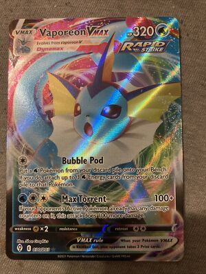Vaporeon VMAX 030/203 - Ultra Rare | SWSH Evolv.. | Köp På Tradera