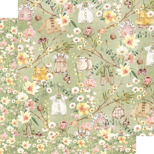 GRAPHIC 45 "LITTLE ONE" 8X8 PAPER PACK 24 SHEETS BABY INFANT SCRAPJACK'S PLACE - Picture 6 of 9