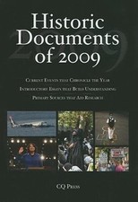 Historic Documents Of 2009 Hardcover CQ Press