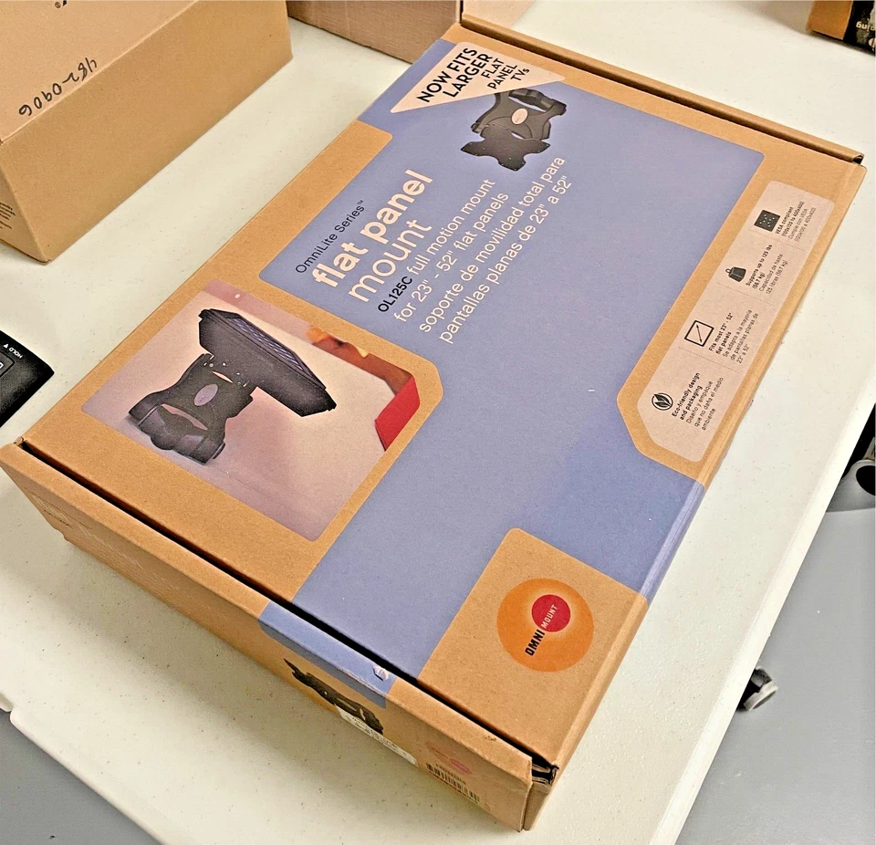 Montaje en panel plano serie OmniLite OL125C para paneles de 23 a 52 pulgadas / NUEVO Foto 3 de 4