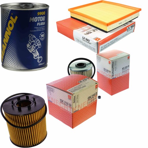 Kit Manutenzione Auto MAHLE: Filtro Olio Originale E Filtro Aria - Set Ricambi Per Cambio Olio E Tagliando - Qualità OE - 2
