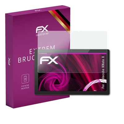 atFoliX Glasfolie für Alldocube KNote X Displayfolie 9H Schutzpanzer