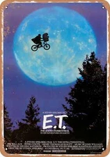 METAL SIGN - E.T. (1982) - Vintage Look
