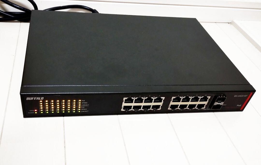 【新品未使用】BUFFALO BS-GS2016 Amazon.com: Buffalo Smart 16 Port Business Switch (BS-GS2016