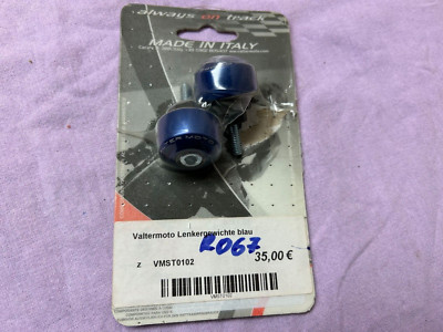Lenkergewichte VMST0102 Valtermoto Alu Blau LSL R-067.