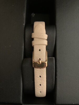 anne klein watch Nude Genuine Leather/Rose Gold Case Gently  display picture 3