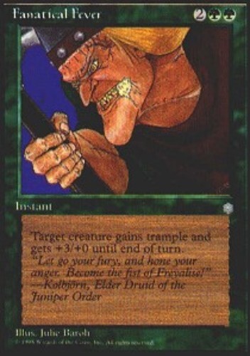 MTG magic cards 2x Fanatical Fever Ice Age Light Play, English - Picture 1 of 1
