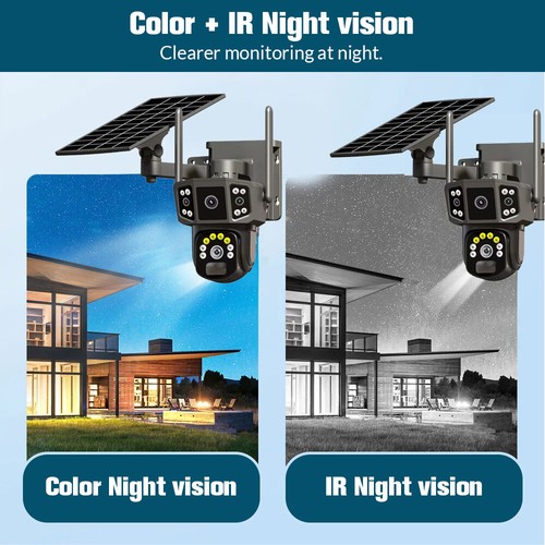 Camara De Seguridad 4K HD Solar Inalambricas Para Exterior Con Vision Nocturna - Picture 6 of 23