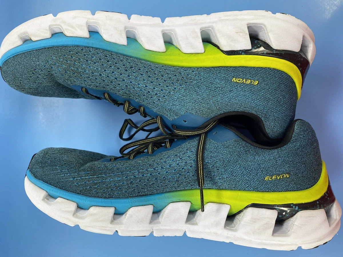 Hoka One One Elevon 2 Mens Running Walking Shoes Blue Athletic Sneakers Size 9.5