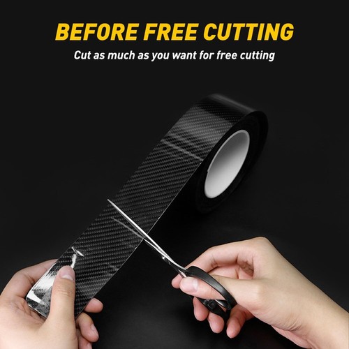 Car Body Anti-Collision Strip Scratch Scuff Stickers 5D Carbon Fiber Accessories - Picture 3 of 12