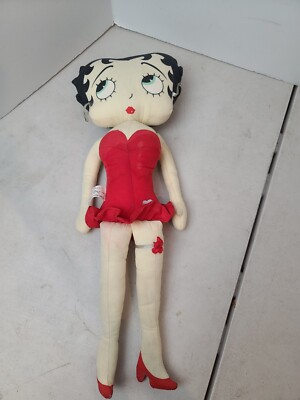 Vintage Betty Boop Plush Doll 1988 Red Heels Garter Belt Marilyn Monroe 18" FLAW | eBay Vintage Betty Boop Plush Doll 1988 Red Heels Garter Belt Marilyn Monroe 18" FLAW | eBay