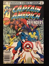 CAPTAIN AMERICA 268 7.0 7.5 MARVEL 1982 NEWSSTAND THE DEFENDERS CA