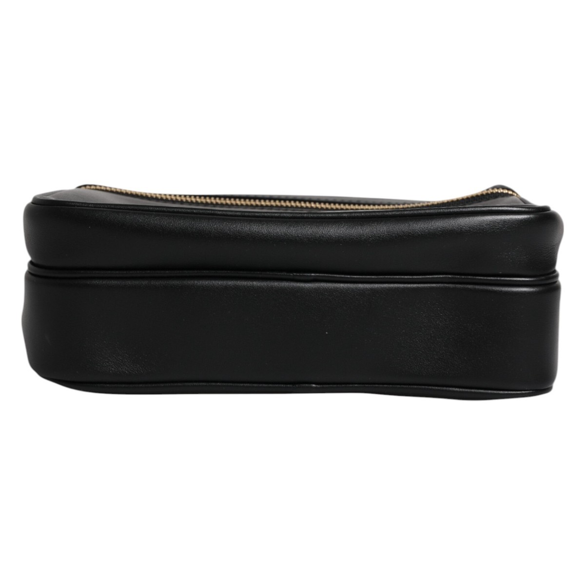 DOLCE & GABBANA Bag Black Calfskin Leather Gothic Messenger