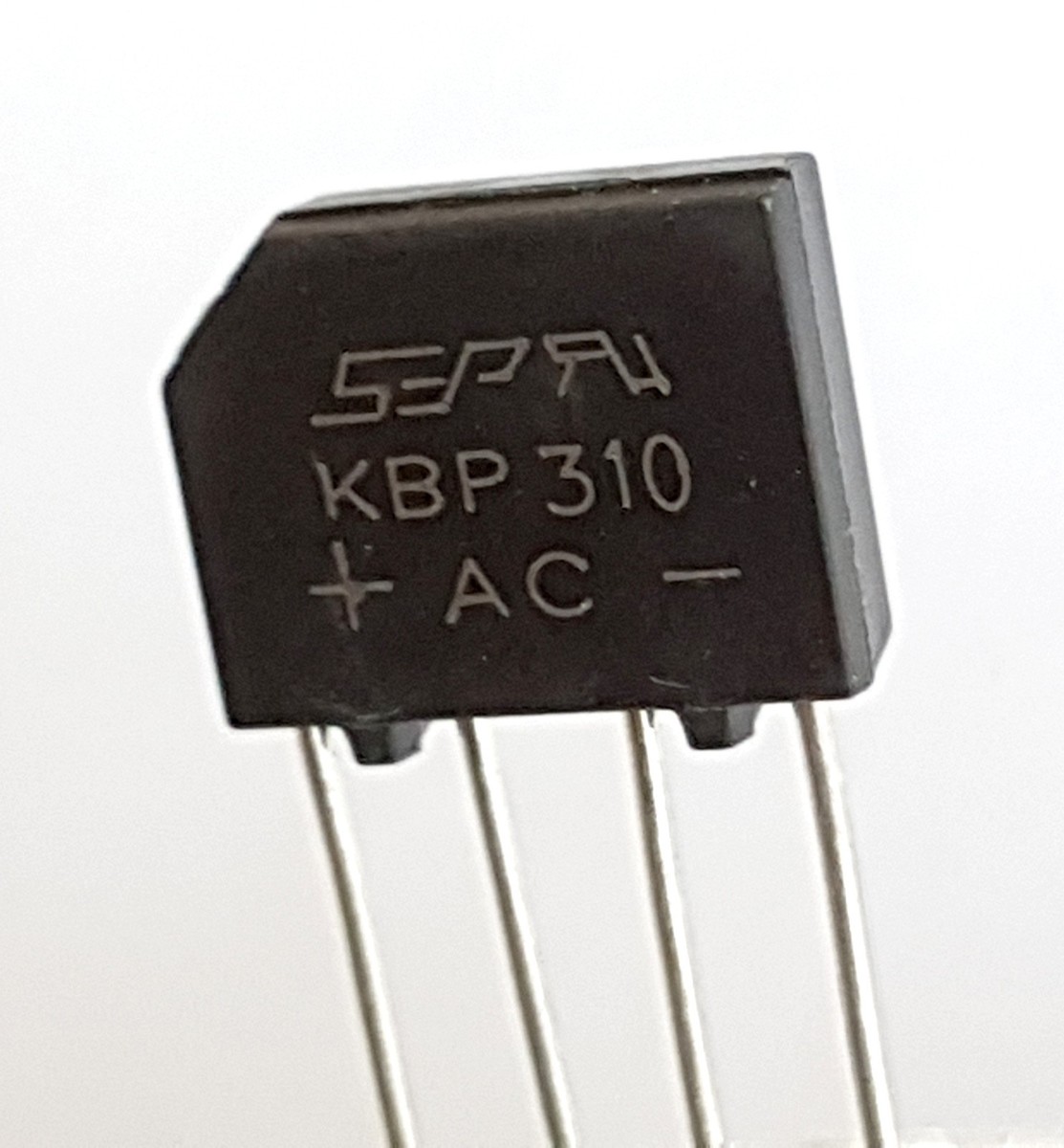 Packung mit 5 Stück) Chanzon GBJ2510 Brückengleichrichterdiode 25A 1000V GBJ-4 (SIP-4) Einphasig Vollwellen 25 Ampere 1000 Volt Elektronische Siliziumdioden