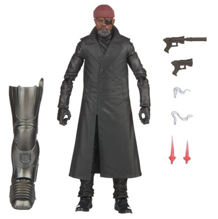 Lote (10) Marvel Legends Disney+ Secret Invasion Nick Fury - BAF Hydra Stomper Foto 2 de 4