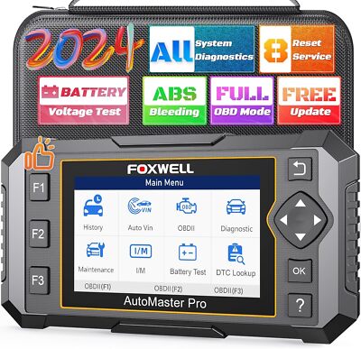 FOXWELL NT624 Elite Car OBD2 Scanner All System SAS TPS Oil EPB Reset Diagnostic