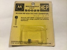 Motorola  HEP S0029  Silicon  PNP Hi voltage ￼transistor￼ NOS New in package￼