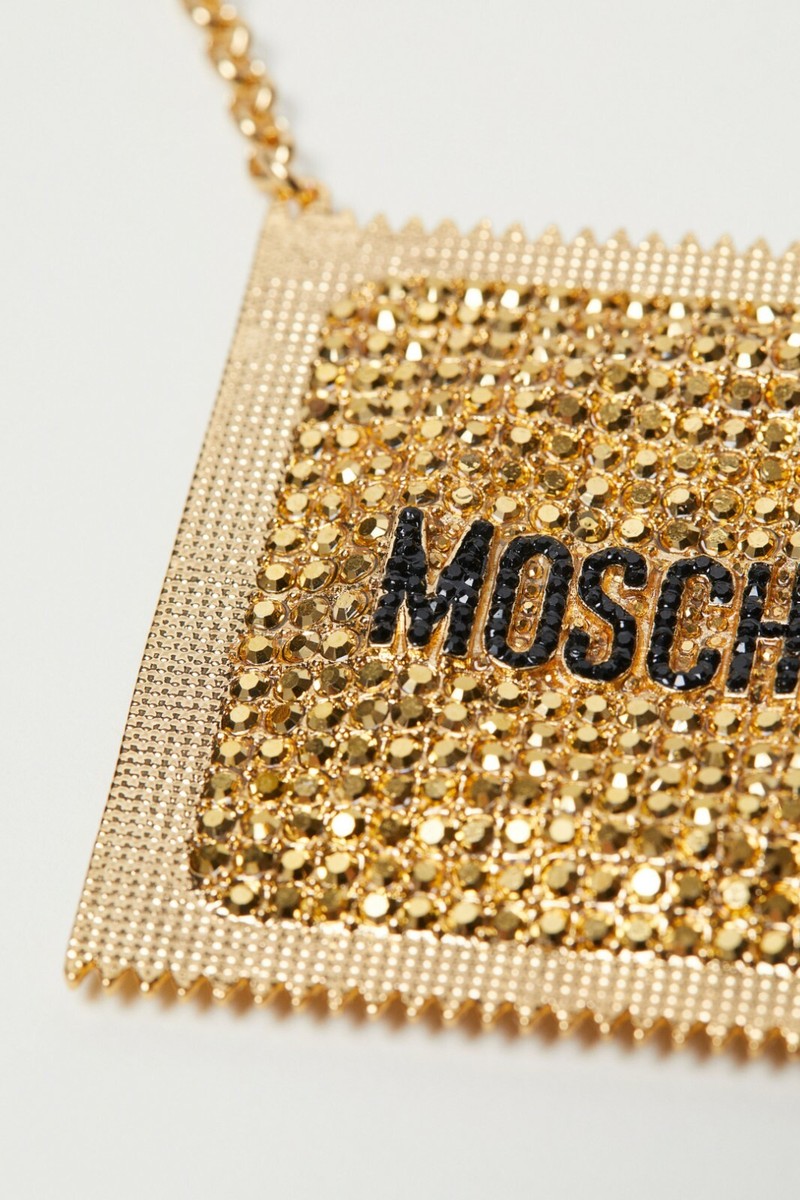 H＆M MOSCHINO ゴールドメッキベルト＆ネックレス MOSCHINO [TV] H&M Gold-plated Condom necklace RARE!!!!!!!! | eBay UK