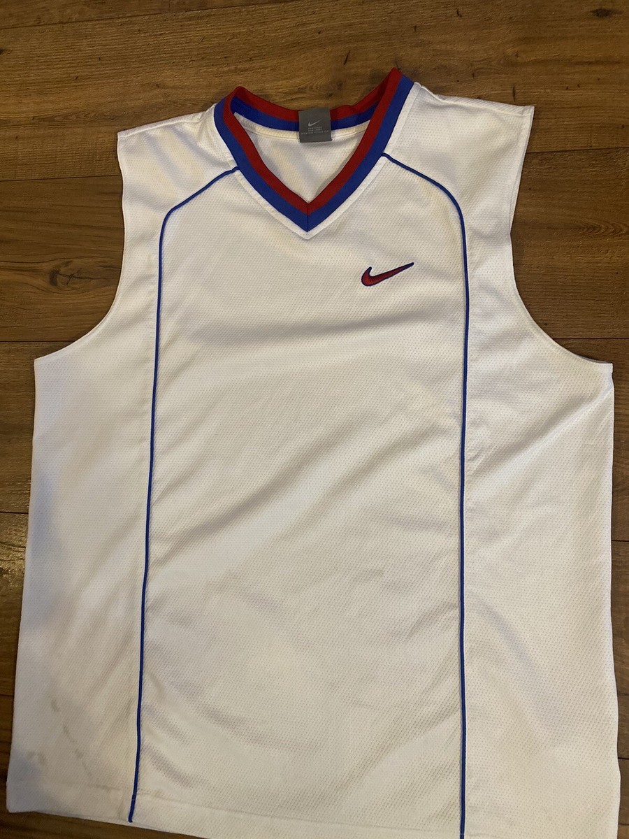 Vintage Y2K Nike Tank Top Men's Large Performance Breathable