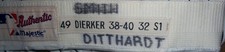 LARRY DIERKER (Astros) #49 2000 (38-40 32) Game Used/Worn Pinstripes Pants