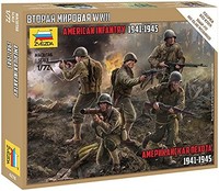Zvezda - 1/72 Us Infantry Wwii NEU