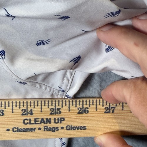 Dixxon Mens XL Shirt Short Sleeves White Skeletal Hand Signs-Brolingual *Read - Picture 8 of 13