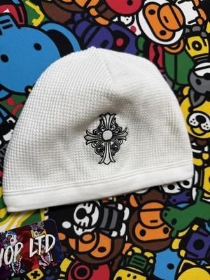 帽子 Chrome Hearts thermal beanie Chrome Hearts White Thermal Cross Logo Beanie | eBay