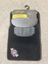 Ed Hardy Car Floor Carpet Mats 4pc Pink Tiger With Print Nwt