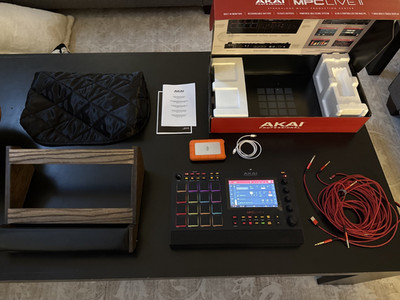 Akai MPC LIVE II Standalone Production Center - Black with accessories!