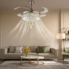 Modern Ceiling Fan with Light Retractable Ceiling Fan Light Ceiling Fan Light US