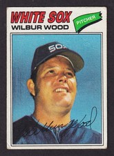 1977 Topps Wilbur Wood #198 White Sox Vintage MLB VG-EX