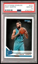 2019-20 Donruss Rated Rookie PSA 10 #233 Cody Martin Charlotte Hornets/RC