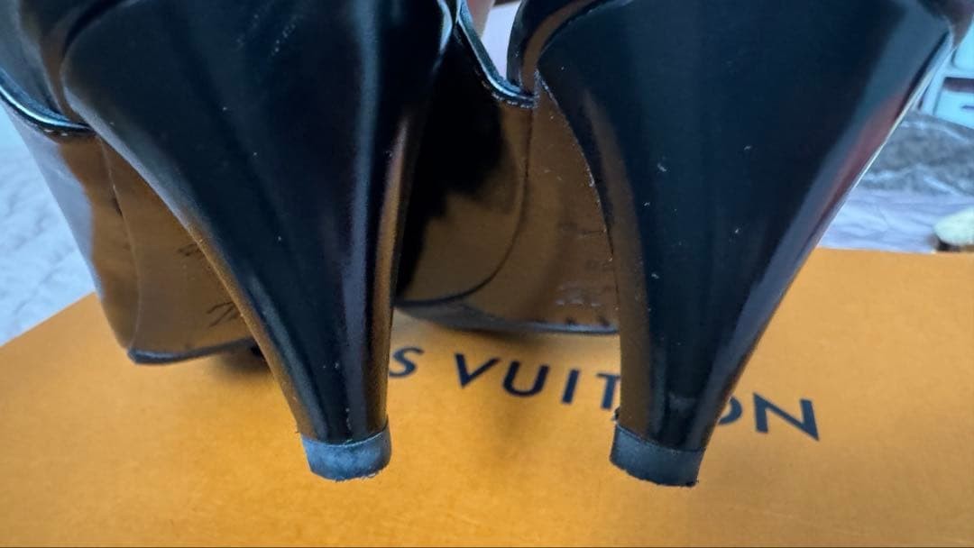 Louis Vuitton Women's Pumps Leather Size:36/JP:23 Black/White 135485K Authentic thumbnail 6