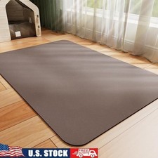 Super Absorbent Dog Cat Food Water Mat Anti-Slip Waterproof Pet Feeding Pad 19"
