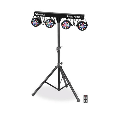 BeamZ Partybar3 LED Lichter Set 4 PAAR Magic Ball Stativ Profi Fernbedienung
