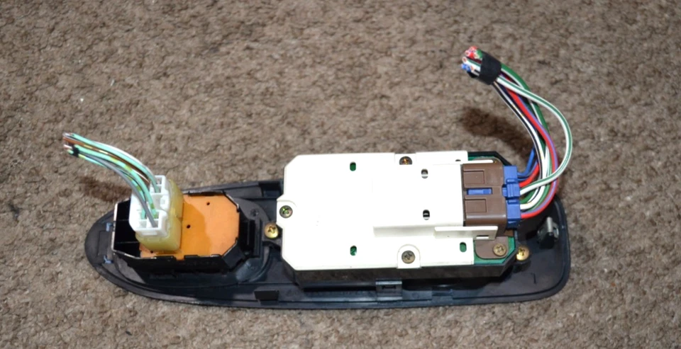 1994-1999 TOYOTA CELICA MASTER POWER WINDOW SWITCH DRIVER BAD FRONT TAB!!!!!!!!! Foto 3 de 4