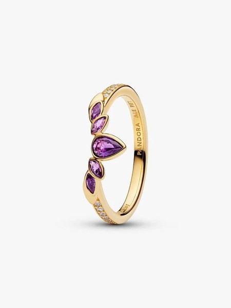 Pandora 14Kt. Vergoldeter Disney Die EisköNigin Anna Ring 164135C01 W52 Neu-image