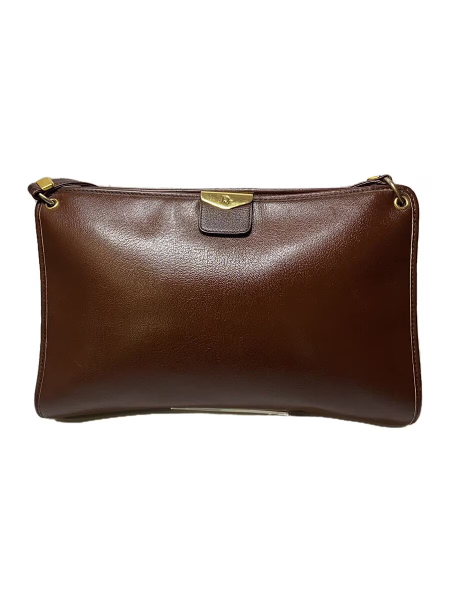 Dior Leather Shoulder Bag in Brown BRW