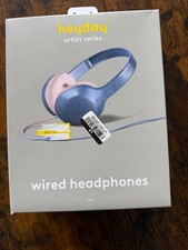 Heyday Wired Over-Ear Headphones with Mic   Comfortable, Clear Sound NEW SEALED
