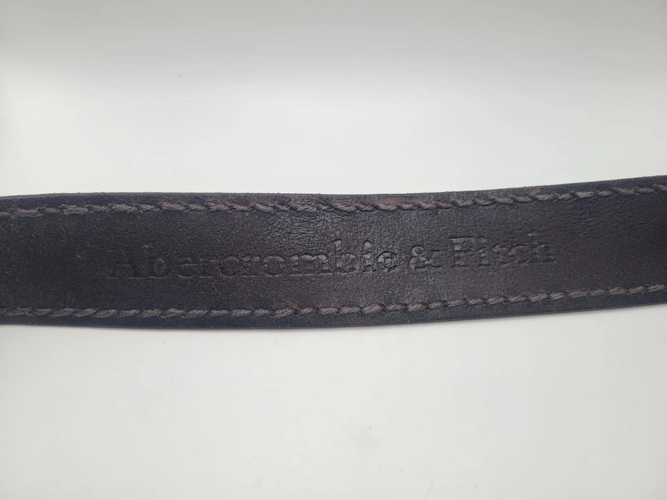 Vintage Abercrombie and Fitch Leather Belt Size 30 - Image 4 of 4